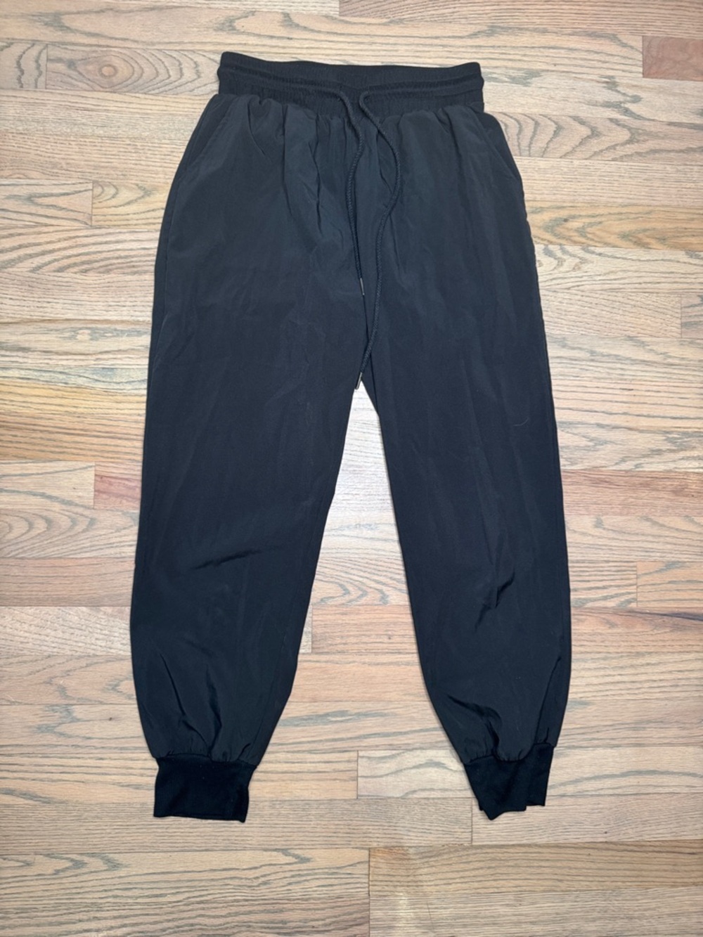 Womans Black Jogger Pants - Urban Outfitters. Comfortable Drawstring Waist
